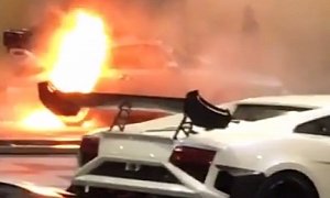 Custom Porsche 911 Turbo Sets New York Auto Show on Fire. Literally