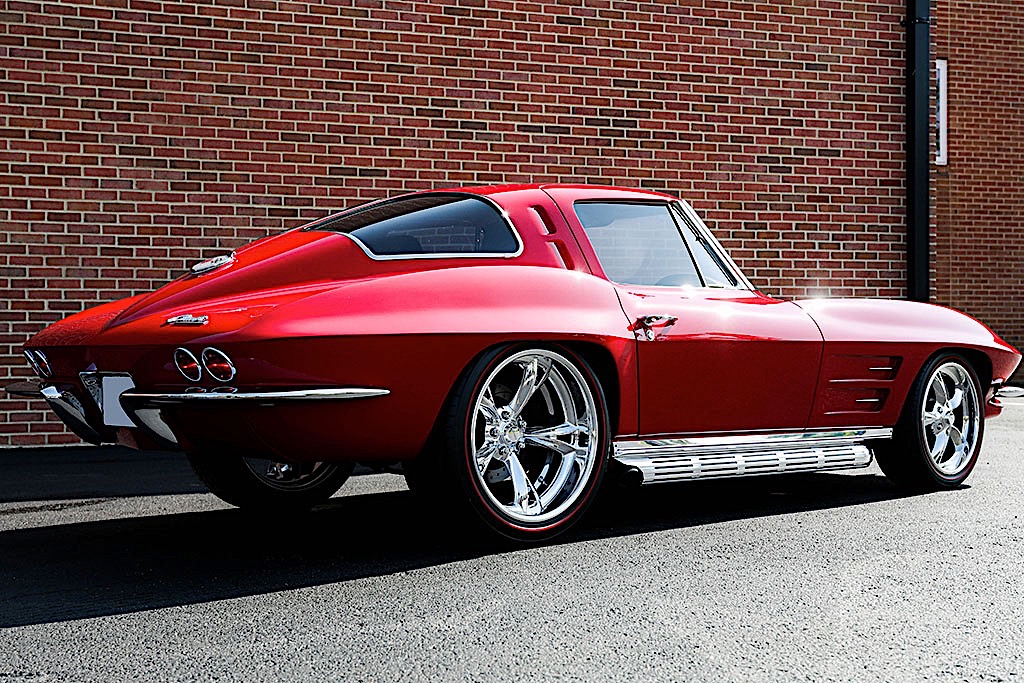 Custom Red 1963 Corvette Is a Perfect Window, And You Just Missed It - autoevolution
