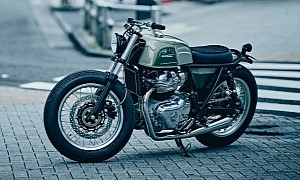 Custom Royal Enfield Continental GT Is Elegantly Subdued and Full of Antique Charm