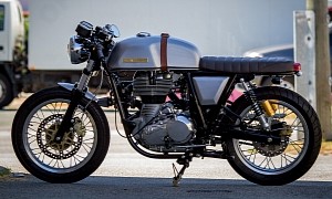 Custom Royal Enfield Continental GT Morphed at the Hands of MotoMax
