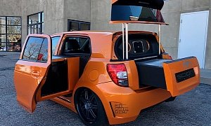 Custom Scion xD Is the Orange Transformer You Never Knew You Missed