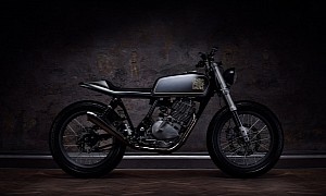Custom Suzuki GN400 Street Tracker Is Superbly Elegant and Packed Full of Modern Goodies