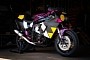 Custom Suzuki GSX-R750 Rad Racer Looks Absolutely Wild Draped in Colorful Livery
