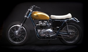 Custom Triumph Bonneville Merges Countless Repurposed Parts Into a Tasty Dirt Tracker