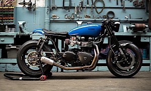 Custom Triumph Truxton Is a Zero Gravity Machine, But Not the Kind You Think