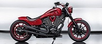 Custom Victory Gunner Flaunts Red Hammer Paint for All Harley Fans to See and Hate
