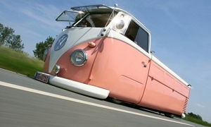 Custom Volkswagen T1 Sits Low and... Pink