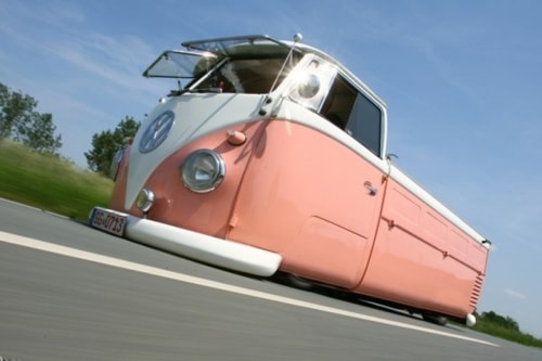 Custom Volkswagen T1 Sits Low and Pink - autoevolution