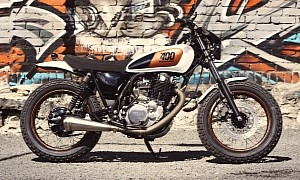 Custom Yamaha SR400 Scrambler Could Easily be Mistaken for a Factory Prototype