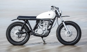 Custom Yamaha SR500 “Type 7E” Is Almost Too Handsome for Rugged Off-Road Outings
