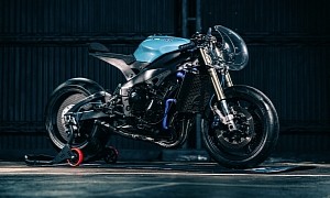 Custom Yamaha YZF-R1 “Blue Ghost” Is Animated by Playful Pac-Man Imagery