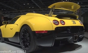 Custom Yellow Bugatti Veyron Grand Sport at 2011 Dubai Show