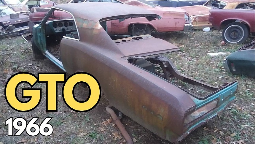 1966 GTO in rough shape