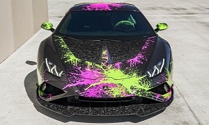 Cut Off Its Left Mirror, and It Would Appear As if van Gogh Himself Tuned This Lamborghini