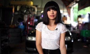 Cute Girl Teaches Us The Japanese Pronunciation of Car Brands