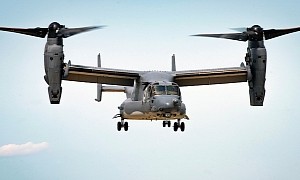 CV-22 Osprey Looks Massive During Landing, Hard to See As a Subtle Infiltrator