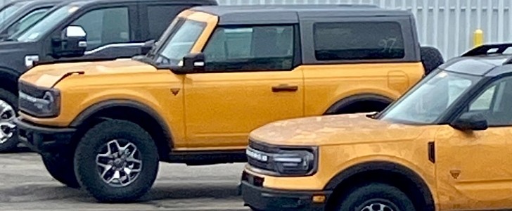 2021 Ford Bronco & Bronco Sport spotted side by side  