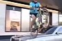 Cyclist Jumps On Top of Rolls-Royce Phantom Hood, Can't Stop Hopping