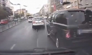 Czech Driver Causes Crash Then Makes Getaway