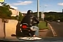 Czech Officer Shows Skillful Driving, Catches Runaway Rider
