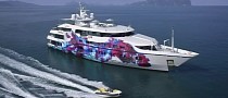 Taste Chinese Energy Mogul's Graffiti-Covered Saluzi Yacht for Around $525K a Week