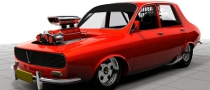 Dacia 1300 Low Rider and Pro Street Renderings