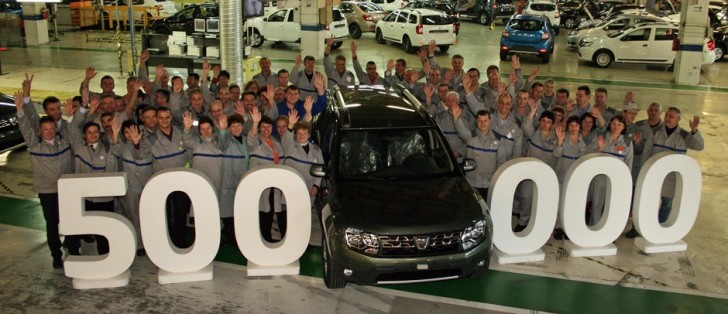 Dacia Duster 500,000th unit