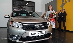 Dacia Delivers 1.5 Millionth Logan to Mechanical Engineer, She Makes the Practical Turbo Choice