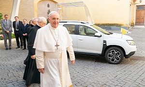 Dacia Duster 4x4 Popemobile Conversion Enters Vatican's Fleet