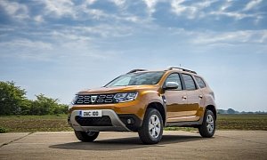 Dacia Duster Gets TCe 100 1.0-liter Turbo for £10,995 in Britain