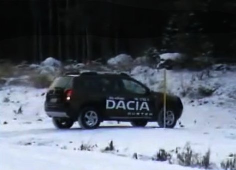 Dacia Duster On The Snow Autoevolution