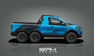 Dacia Lodgy Stepway Turned into the 6x6 Truck It Was Never Meant to Be