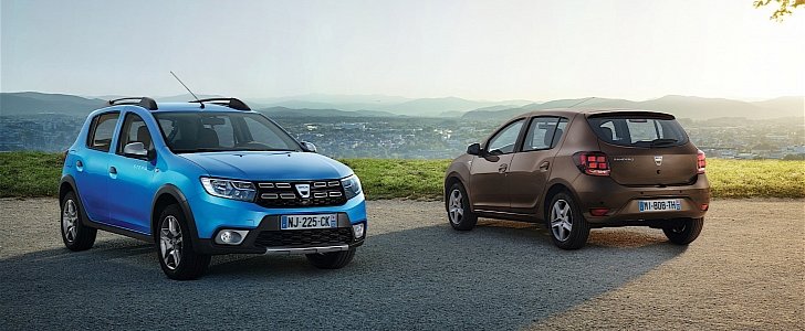 Updated Dacia range