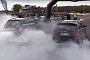 Dads Gone Crazy - Tuned BMW and Mercedes-Benz Wagons Perform Twin Burnout