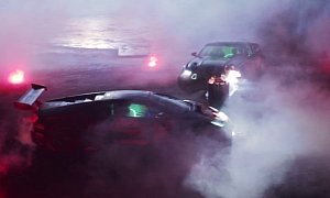 Daigo Saito’s Lamborghini vs. Vaughn Gittin Jr.’s Mustang RTR: Drifting Japan's Lost Russian Village