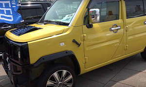 Daihatsu Naked Kei Car Turned into Baby Hummer by Crazy Customizers