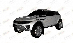 Dakar-like Range Rover Evoque Shows Up in Patent Drawings