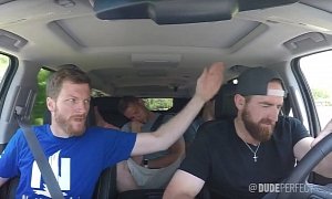 Dale Jr., Dude Perfect Ride in a Ford F-150 and Experience Driving Stereotypes