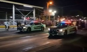 Dallas Cops in Trouble After Video of Them Racing at the Drag Strip Goes Viral