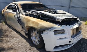 Fire-Damaged Rolls-Royce Wraith Selling for €40,000: Bargain or Just Scrap Metal?
