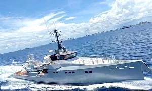 Damen-Built 44-Meter Bad Company Support Yacht Goes Fishing After Refit
