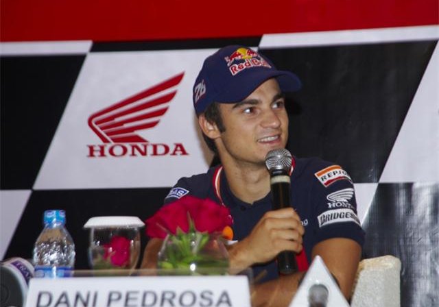It was Pedrosa's first time in Indonesia