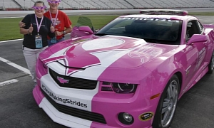 Danica Patrick, Chevrolet Go Pink for Breast Cancer Awareness