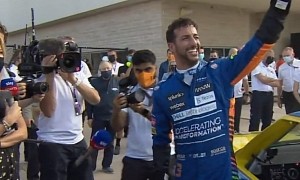 Daniel Ricciardo Drives His Dream Car, Dale Earnhardt’s classic No. 3