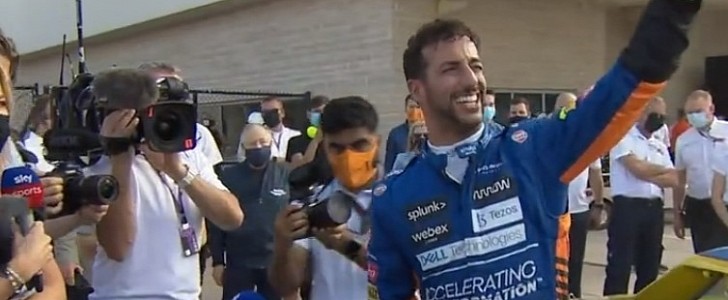Daniel Ricciardo Driving Dale Earnhardt's No 3