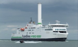 Danish Ferry Operator Now Has Two Hybrid Vessels Fitted With a Modern Sail System
