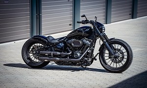 Dark Harley-Davidson Breakout Has the Looks and Moves of a Black Panther