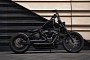 Dark Harley-Davidson Street Bob Is How You Make a Motorcycle Invisible in the Night