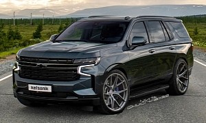 Dark, Lowered Chevy Tahoe Feels Like a “Shadow Line” Away From Vexing Sequoias