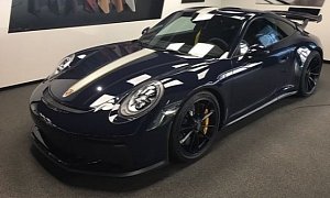 Dark Sea Blue 2018 Porsche 911 GT3 Goes Deep